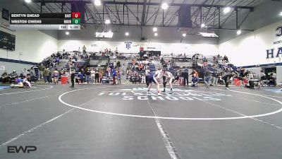 112 lbs Semifinal - Bentyn Snead, Bartlesville High School vs Weston Owens, Moore Middle