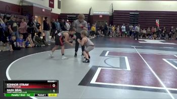 PW-15 lbs Round 1 - Konnor Straw, Indee Mat Club vs Nash Bral, Tiger Wrestling Club