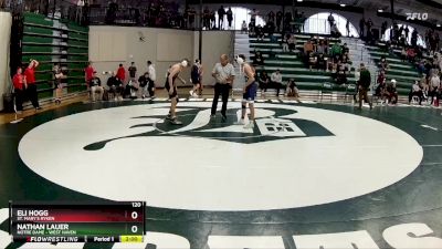 120 lbs Champ. Round 1 - Eli Hogg, St. Mary`s Ryken vs Nathan Lauer, Notre Dame - West Haven