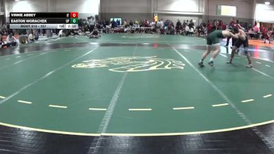 157 lbs Champ. Round 2 - Easton Worachek, UW Parkside vs Vinnie Abbey, Indiana Tech