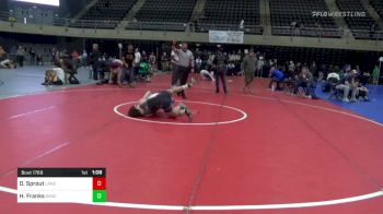 140 lbs Consi Of 4 - Derrick Sprout, Lancaster vs Hayden Franks, Winchester