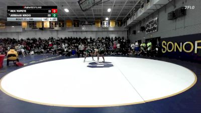 165 lbs Champ. Round 1 - Rex Topete, South Hills vs Armaan Nikoo, Irvine