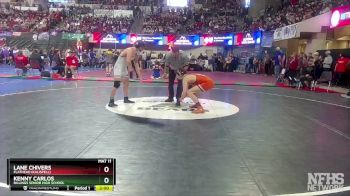 AA - 152 lbs Champ. Round 1 - Lane Chivers, Flathead (Kalispell) vs Kenny Carlos, Billings Senior High School