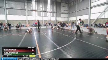 58-60 lbs Round 3 - Wesley Sturgis, Wolfpack WC vs Gabe Madsen, Team Real Life Wrestling