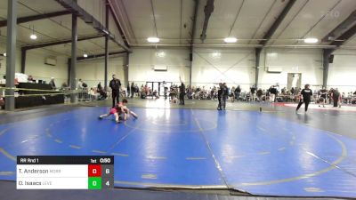 55 lbs Rr Rnd 1 - Tetsuo Anderson, Morris Fitness Wrestling Club - (B) vs Orion Isaacs, Level Up Wrestling Center - (B)