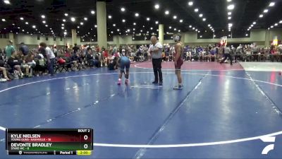 126 lbs Round 1 (4 Team) - Kyle Nielsen, Young Guns- Nashville vs Devonte Bradley, Stars WC