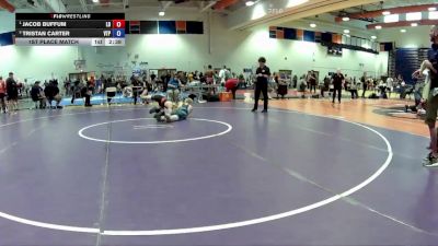 120 lbs 1st Place Match - Jacob Buffum, Legacy Dragons vs Tristan Carter, Virginia Team Predator