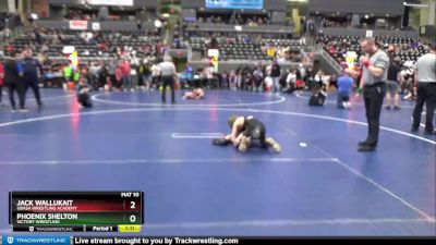 90 lbs 7th Place Match - Jack Wallukait, Ubasa Wrestling Academy vs Phoenix Shelton, Victory Wrestling