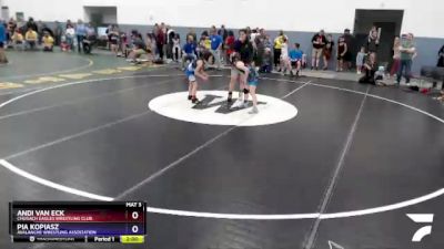 75 lbs Rr1 - Pia Kopiasz, Avalanche Wrestling Association vs Andi Van Eck, Chugach Eagles Wrestling Club