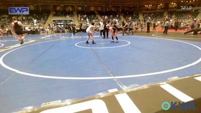 70 lbs Rr Rnd 4 - Briar Potter, Cushing Tigers vs Asa Mccann, Collinsville Cardinal Youth Wrestling