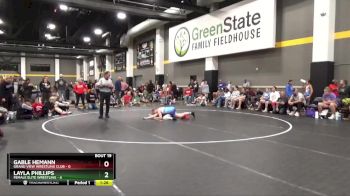 106 lbs Round 3 (16 Team) - Layla Phillips, Female Elite Wrestling vs Gable Hemann, Grand View Wrestling Club