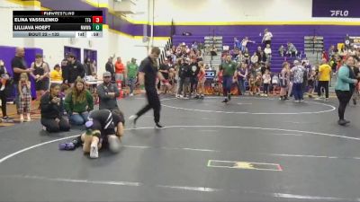 132 lbs Round 1 - Elina Vassilenko, Triumph Fight Academy vs Lilliava Hoeft, Mighty Warriors Wrestling Acad