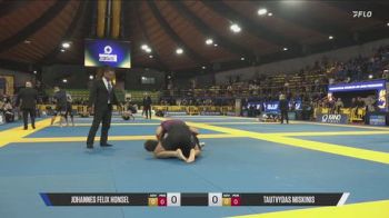 Johannes Felix Honsel vs Tautvydas Miskinis 2026 IBJJF European NoGi