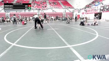 43 lbs Quarterfinal - Bryar Tompkins, Blanchard Wrestling Club vs Brantley Lynn, Lexington Wrestling Club