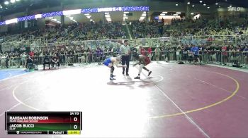 2A 113 lbs Champ. Round 1 - Jacob Bucci, Clay vs Rahsaan Robinson, Miami Norland Senior