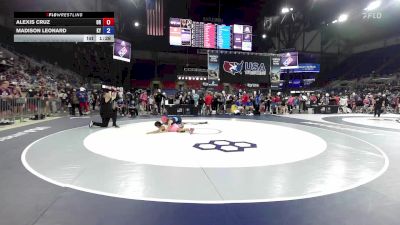 105 lbs Cons. Sub-rd Of 32 - Alexis Cruz, OR vs Madison Leonard, KY