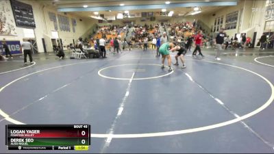 150 lbs Champ. Round 1 - Derek Seo, Aliso Niguel vs Logan Yager, Fountain Valley