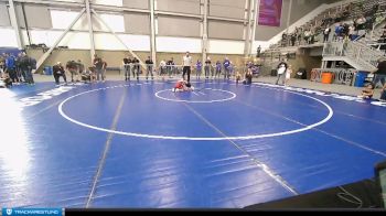 43 lbs Cons. Round 1 - Jayce Lafosse, Kalispell WC vs Wyatt Besser, Team Real Life Wrestling