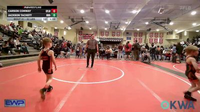 43 lbs Rr Rnd 2 - Carson Conway, Roland Youth League Wrestling vs Jackson Tackett, Morris Wrestling Association