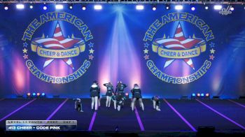 413 CHEER - CODE PINK [2026 L1.1 Youth - PREP Day 1] 2026 The American Legacy Springfield Nationals