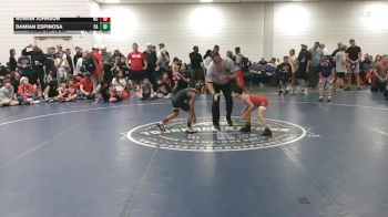 55 lbs Consi Of 16 #2 - Rowan Johnson, NC vs Damian Espinosa, PA