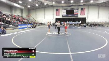 101 lbs Round 2 (3 Team) - Sameer Mohan, Island Trees Sr High vs Collin Yorke, Cobleskill-Richmondville HS