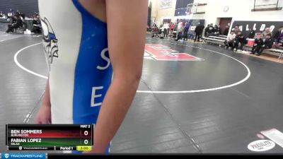 120 lbs Semifinal - Ben Sommers, Burlington vs Fabian Lopez, Selah