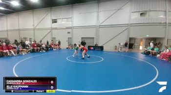 138 lbs Placement Matches (8 Team) - Cassandra Gonzales, Minnesota Blue vs Elle Kaufmann, Georgia Blue