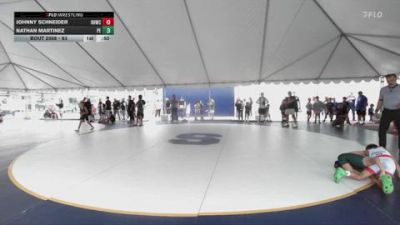 63 lbs Quarterfinal - Johnny Schneider, Rough House Wrestling Club vs Nathan Martinez, Poway Elite