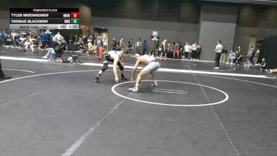 141 lbs Champ. Round 3 - Tyler Misenheimer, Northeast Oklahoma vs Thomas Blackmon, Missouri Baptist University