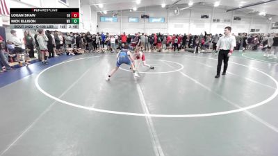 C-108 lbs Round Of 32 - Logan Shaw, OH vs Nick Ellison, WV