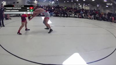 148 lbs Champ. Round 2 - Aden Langrehr, Nebraska vs Tannor Thompson, Norfolk Wrestling Club