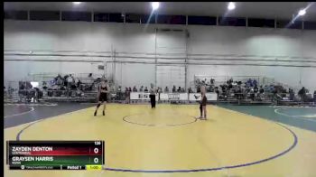 126 lbs Cons. Round 2 - Graysen Harris, Kuna vs Zayden Denton, Centennial