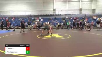 163 lbs Champ. Round 3 - Parr Thomas Schoolman, Poeta Training Center vs Jake Wood, Perrysburg