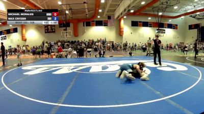 108 lbs Round 3 - Michael Morales, Raider Nation Wrestling Club vs Max Critzer, Ranger Wrestling Club