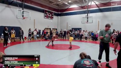 140 lbs Round 2 - London Kyle, Irmo QueenPins vs Paris Whited, Summerville Takedown Club