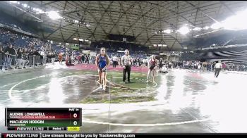 127 lbs 5th Place Match - Audrie Longwell, Thunder Mountain Wrestling Club vs Macijean Hodgin, Washington