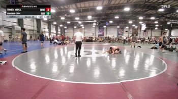 160 lbs Rr Rnd 2 - Owen Woll, Gold Medal Wrestling Club - Easton vs Ryker Cox, Blue Wave