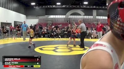 65 lbs Semis & 1st Wrestleback (8 Team) - Luke Briggs, Rebellion vs Hunter Humphrey, Team Ohio