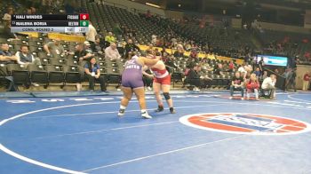 235 Class 2 lbs Cons. Round 2 - Malena Borja, Belton vs Hali Windes, Fort Osage