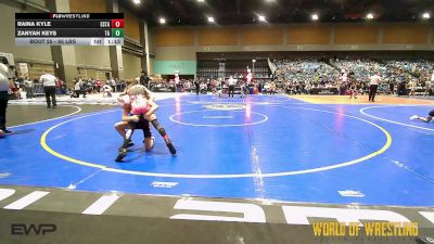 65 lbs Quarterfinal - Raina Kyle, Estacada Youth Wrestling vs Zanyah Keys, Team Aggression