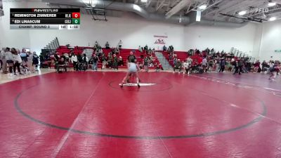 120 lbs Champ. Round 3 - Remington Zimmerer, Regis Jesuit vs Edi Linascum, Central-GJ