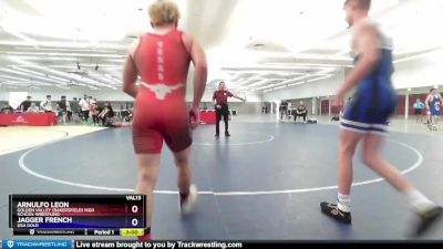 145 lbs Champ. Round 1 - Arnulfo Leon, Golden Valley (Bakersfield) High School Wrestling vs Jagger French, USA Gold