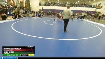 106 lbs Cons. Round 3 - Kade Knopp, Lakeland vs Francisco Burrola, American Falls