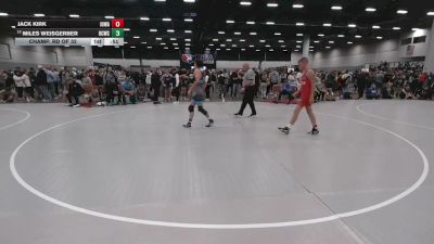 126 lbs Champ. Rd Of 32 - Jack Kirk, Iowa vs Miles Weisgerber, Big Cat Wrestling Club