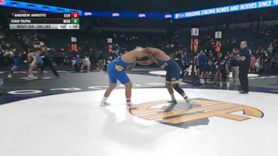 285 lbs Round Of 32 - Andrew Arroyo, Clovis (CS) vs Ivan Tapia, Merrill West (SJ)