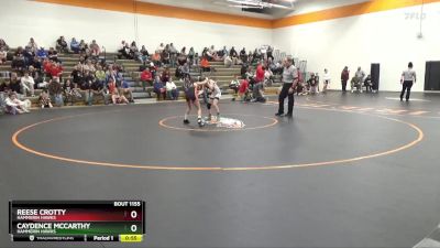 N-2 lbs 1st Place Match - Reese Crotty, Hammerin Hawks vs Caydence McCarthy, Hammerin Hawks