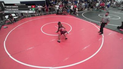 144 lbs Champ. Round 1 - Micah Garcia, Rough House Wrestling Club vs Tyler Franco, 3g