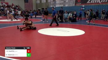 113 lbs Quarterfinal - Anthony Castillo, Central vs Elijah Valencia, Merced