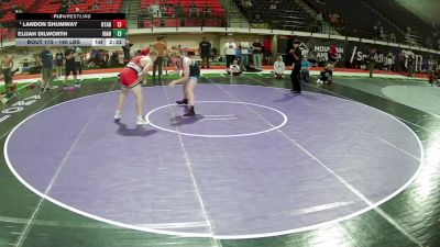 190 lbs Champ. Round 2 - Landon Shumway, Utah vs Elijah Dilworth, Idaho